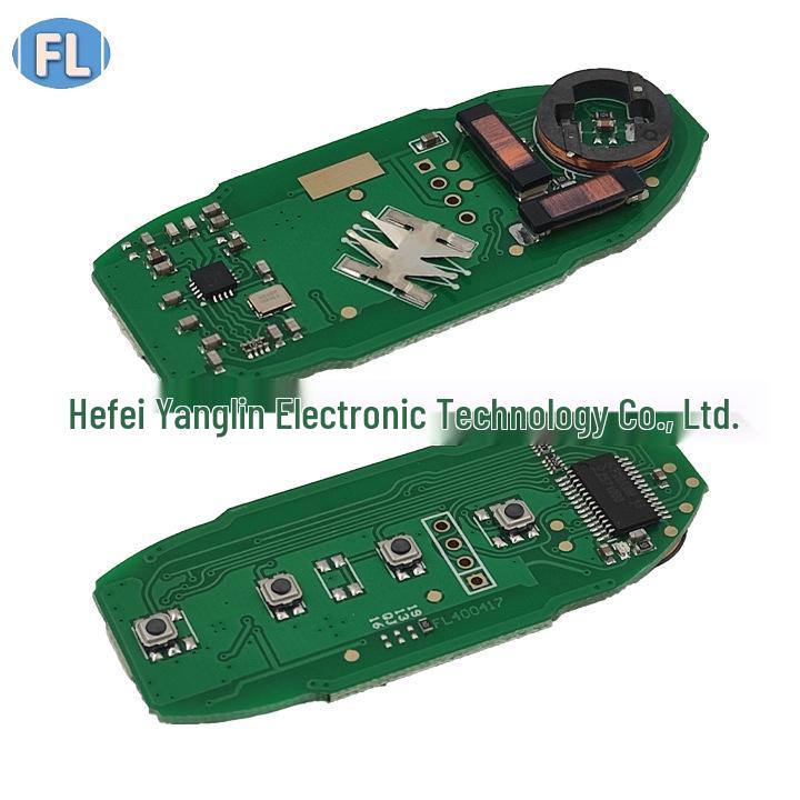 Compatible with NS 19 Teana Smart Card, 4-Button Car Key, 433MHz, 4A Chip, Sedan with Light KR5TXN2.