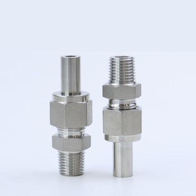 Diannan 304 Stainless Steel Threaded Welding Straight Union Connector