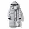 Long Fashion Casual Down Winter New Products Men and Women The Same Thickened Hooded