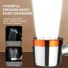High-Pressure Handheld Shower Head Water-Saving Design with One-Key On/Off Switch Durable for Bathroom Home Shower Accessory