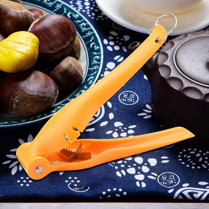 Nut Cracker Tool Non-Slip Remover With Lock Stainless Steel Nut Cracker Tool For Home Kitchen Pecan Walnuts Hazelnut Filbert