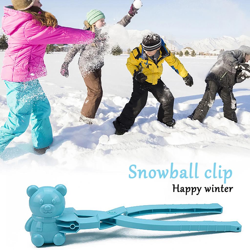 DIY Snow Balls Model Clamps Multi-shape Cartoon Snow/Sand Grasping Toy Throw Snow Ball Sports Toys for Winter Snow Play