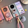 Shell and Film Integrated Suitable for Huawei MateX7 Folding Mobile Phone Case Color Matching OPPOFindN6 Magnetic Bracket Protective Case