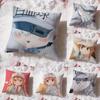 Cute Anime c-Cells At Work Cushion Cover Premium Comfort Reversible Pillow Cove -Two In One Design for Any Room & Car Interior
