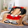 1PC Mafalda Print Flannel Blanket, High Quality All Seasons, Home Decor, Warmth and Comfort, Perfect for Christmas Gifts