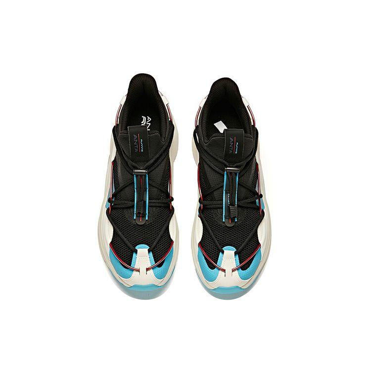 Anta Running Shoes Men Black Ivory Chlorine Blue 912045513-5