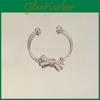 Minimalist Butterfly Bangle Bracelet For Women With Silver Plating And Sparkling Cz For Summer