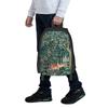 GREENERY, FOREST ANIMALS Hares Blue Green Student Backpack School Bag Hiking Travel Daypack for Men Women Bookbag Shoulder Bags