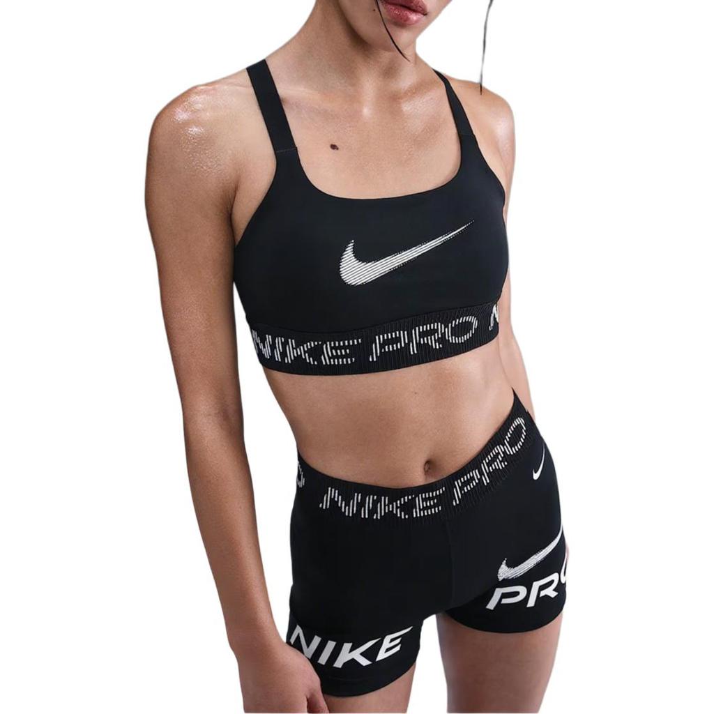 Nike Logo Gestrickter Sport-BH mit leichtem Halt Damenunterwäsche IF3974010