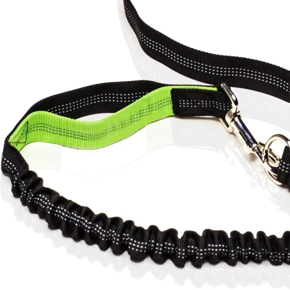 Double Stretch Running Dog Leash Reflective Dog Traction Rope Pet Walking Leash  for Dogs Cats