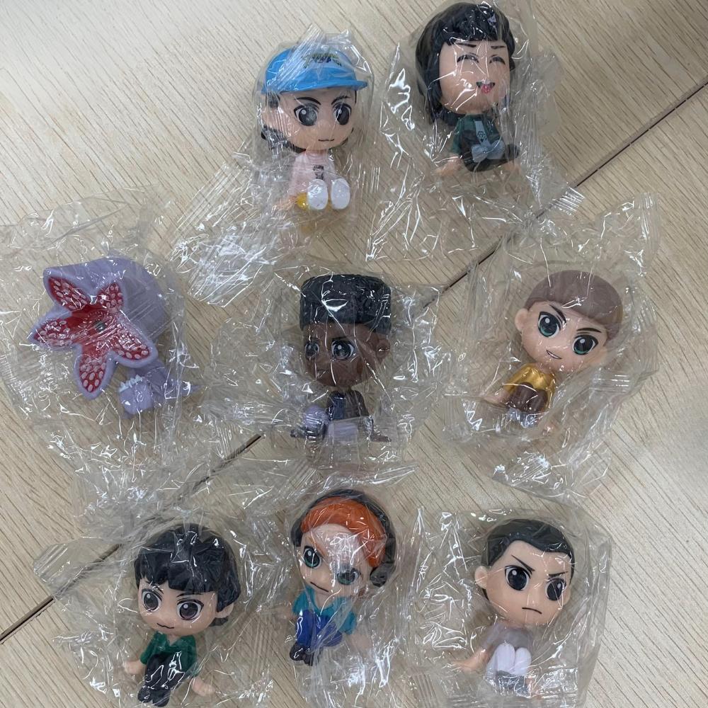 ST 8-Style Action Figures, Eleven Dustin Demogorgon Character Toys, Desktop Decor & Perfect Gift for Kids & Fans