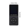 Audio Player Large Screen MP4 Language Selection Music Players Black