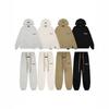 Essentials Unisex Hooded Sweatshirt Set Casual Oversized Cotton Pullover Fall