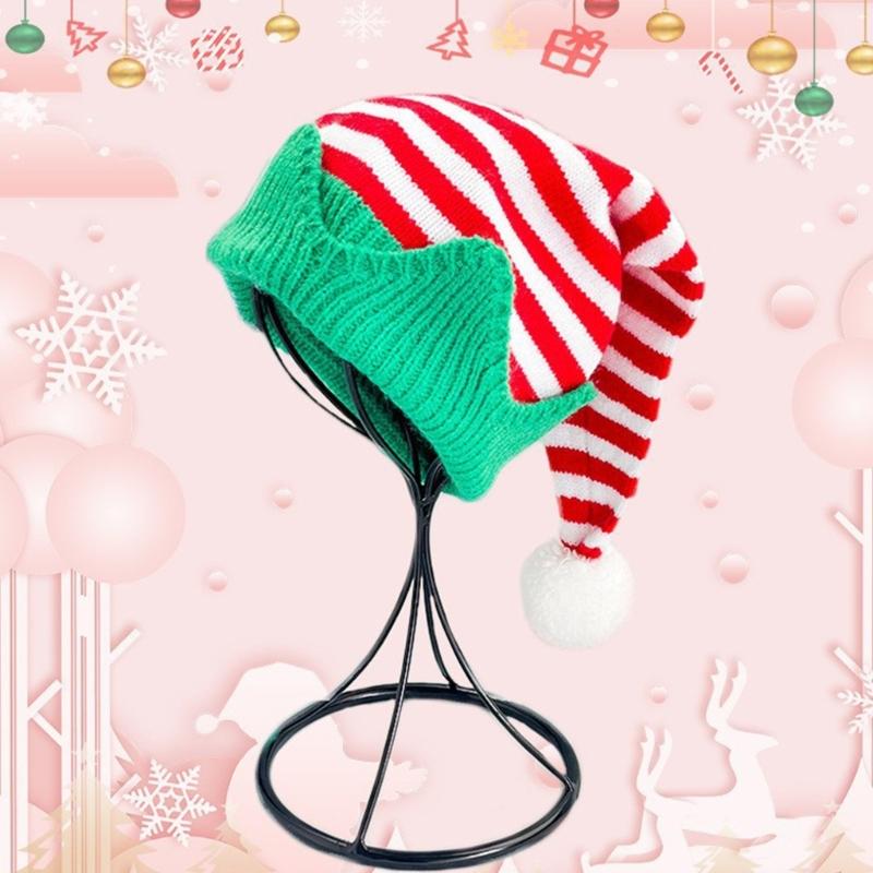 Christmas Beanies Elf Unisex Beanies Leprechaun Hat Christmas Photo Props Cheerful Hat Baggy Hat Leprechaun Wear