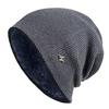 Simple Style Knitted Beanie Unisex Ski Beanie Hats Simple Thick Knitted Hat  Outdoor Sports