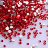 Rhinestones Multi Sizes Colorful Non Hotfix Rhinestone Flat Back Nail Rhinestones for DIY Crafts