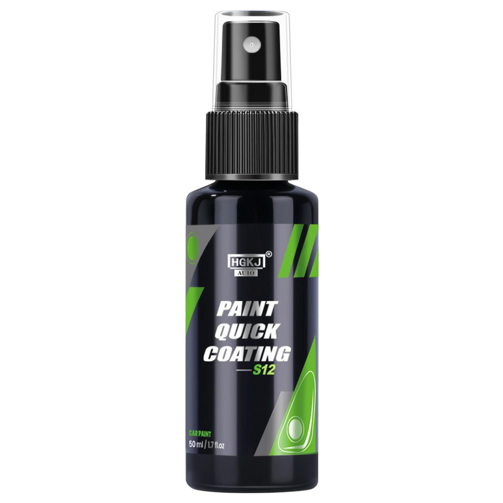 

300 мл 9H Car Paint Quick Coating Car Ceramic Coating Spray Hydrophobic Polish Liquid Nano Wax Long Lasting Protection S12 HGKJ
