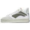 Li Ning 180 Slip Resistant, Abrasion Resistant, Lightweight Mid Top Skateboard Shoes Men's White AECS053-1