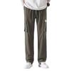 Overalls Men's Summer New Ins Trendy Brand Loose Large Size Casual Pants Fashionable Handsome Straight Wide-leg Pants