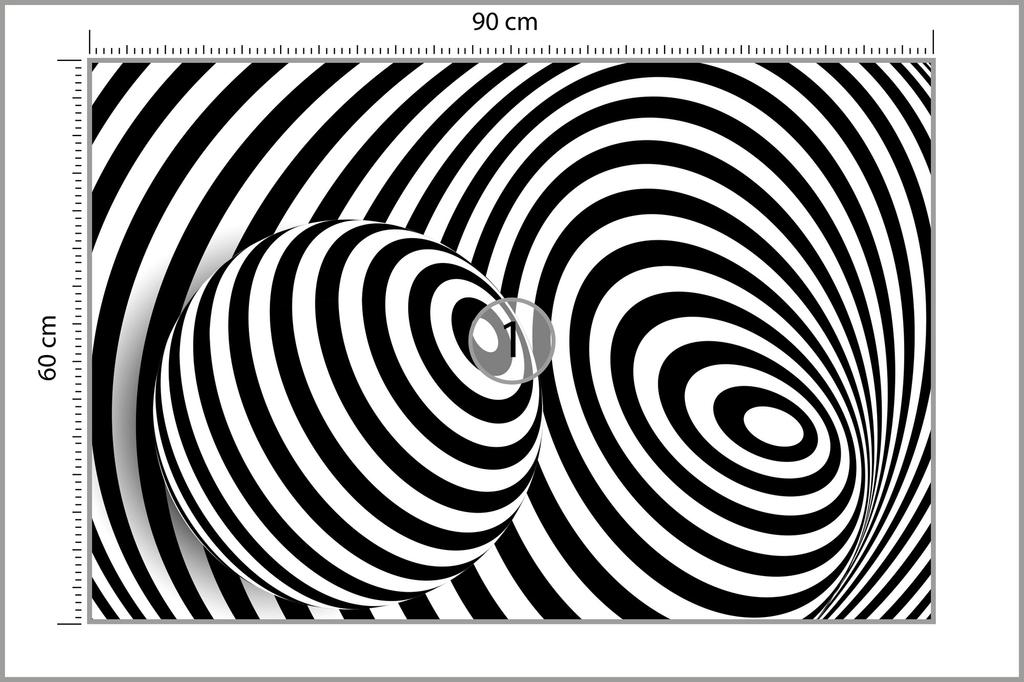 Photomural Ball 3D Smooth Vinyl 90x60