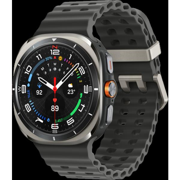 Samsung L705 Smartwatch 1,5 Zoll AMOLED Titan Silber silber