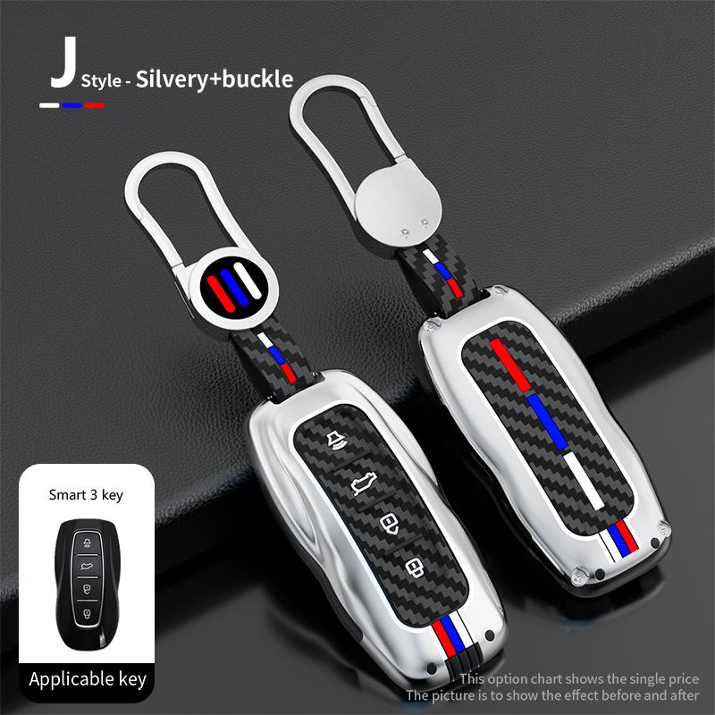 Car Key Case Cover Shell for Ford Fusion Mustang Explorer F150 Edge Mondeo Mk5 Focus Mk4 2019 2020 2025Car Styling Accessories