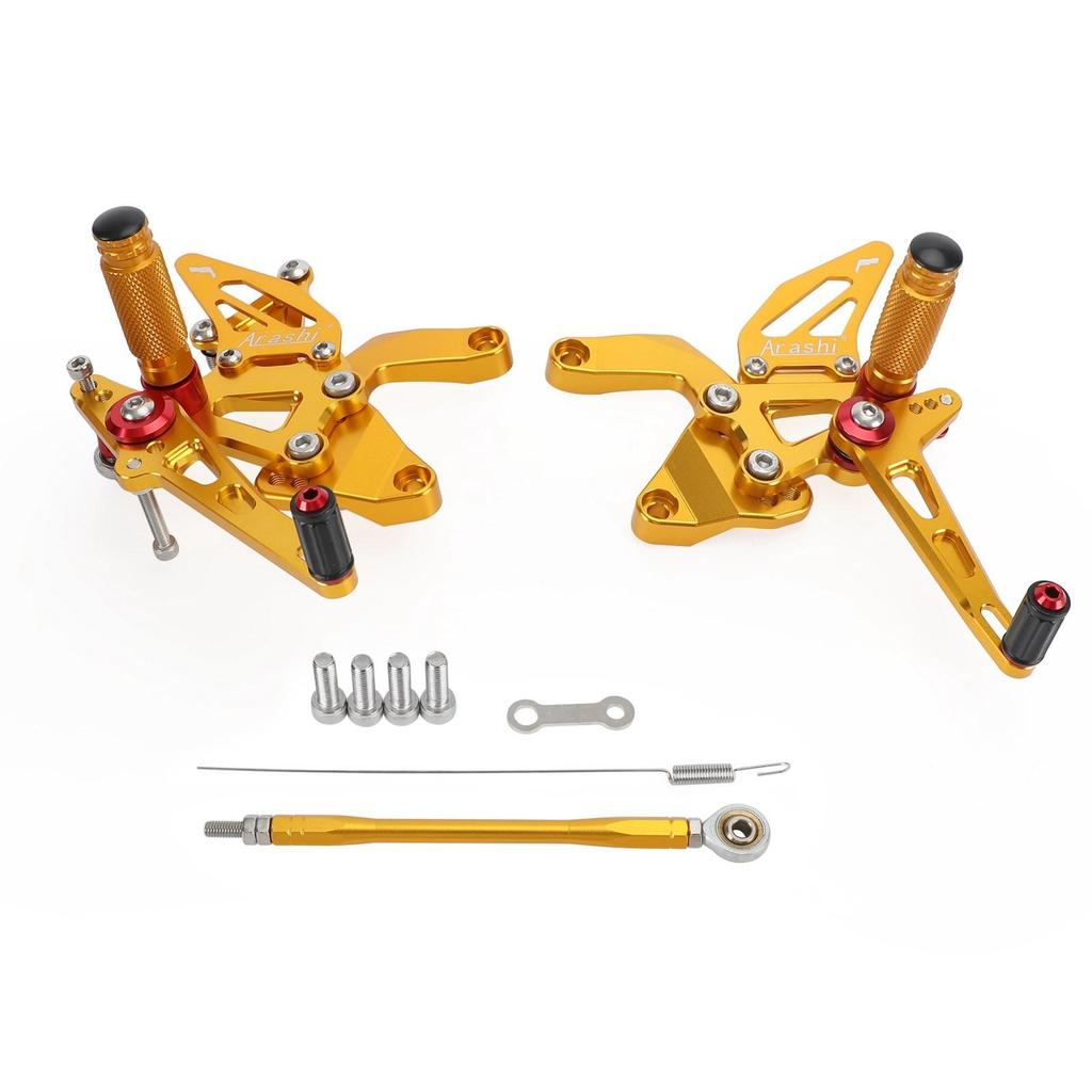 Aluminum Rear Sets Pedals Footpegs Footrest For Kawasaki Z900 Z 900 2021 2022