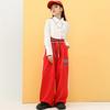 Street Dance Children'S Trendy Clothes Girls' Short Trendy Brand Children'S Clothing Suit New Year'S Day Children'S Jazz Jazz Dance Performance Costu