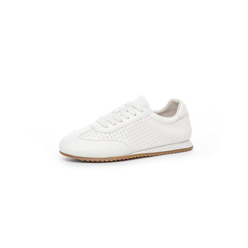 Atmungsaktive Schuhe, Damen vielseitige Schuhe mit weicher Sohle, Perforierte Schuhe, Flache Sport- und Freizeitschuhe