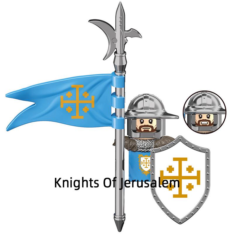 

Модель Рыцарей Иерусалима Триполи, блоки MOC, набор кубиков, подарки, игрушки для детей G0133