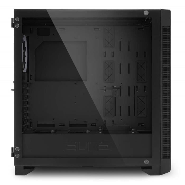 Boîtier PC - Sharkoon - Elite Shark CA200M - ARGB - Contrôle RGB 8 fois - Design élégant