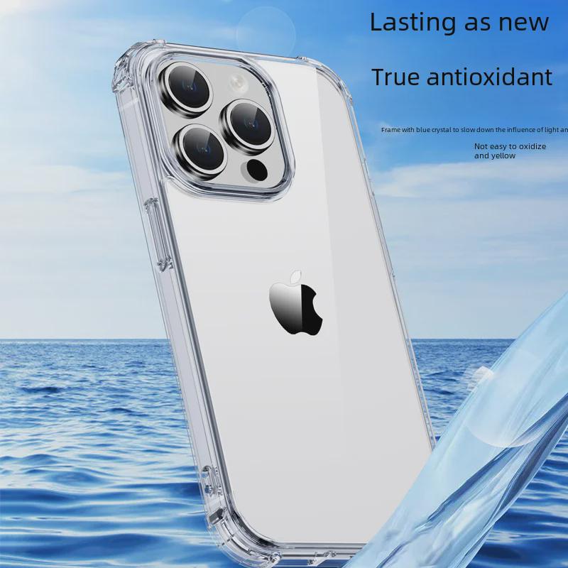 Transparent Airbag Anti-Fall Protective Case for iPhone 15 Pro Max