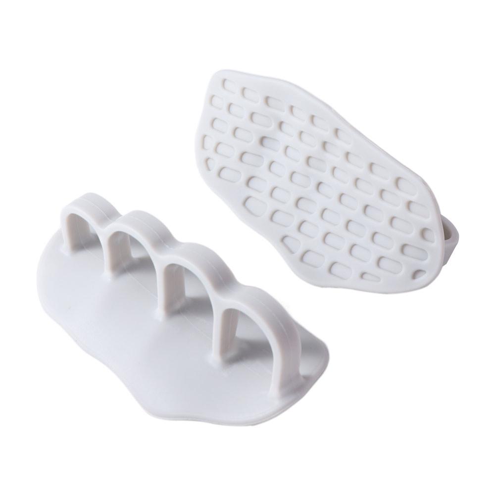 

Кросс-тренинг Тренажер для пальцев Защита рук Захваты для ладоней Гимнастический захват Силиконовый Эргономичный Фитнес Эспандер для рук Подтягивания серый