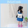 Cute And Adorable Children's Canvas Backpack With Dog Embroidery For Girls And Boys