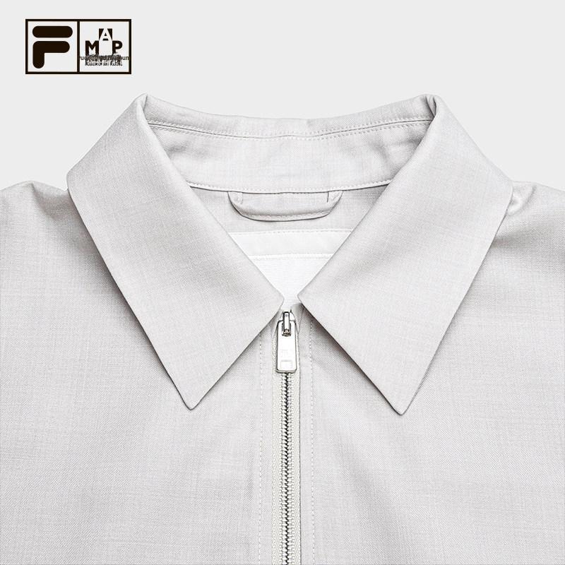 Fila Morandi Milano Series Tkaná volná bunda s dlouhým rukávem na zip Dámské bundy F11W635713F-IV