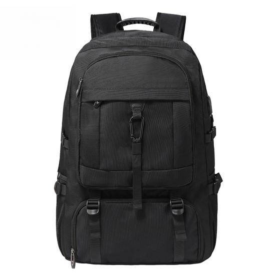 Travel Backpack USB Charging Port Large Capacity Multi Pockets Adjustable Shoulder Strap Waterproof College Backpack Bag Hiking Business Daypack AVE