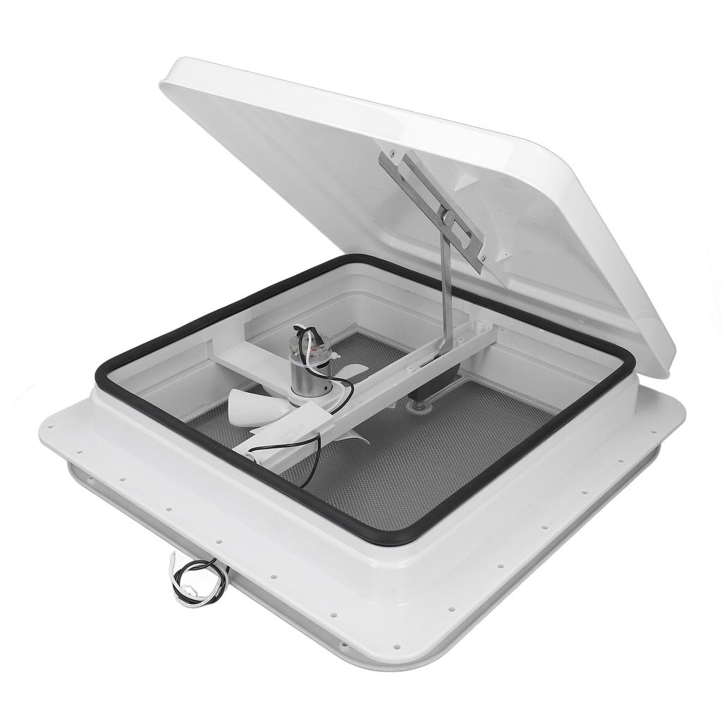 14 Inch Roof Vent Fan with 12V Motor Reversible Remote Control Exhaust Ventilation Fan for RV