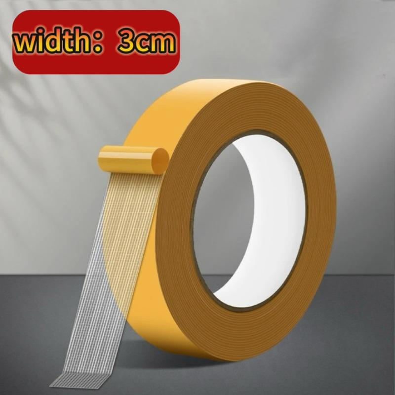 Doppelseitiges Stoffbasisband Transparentes Schwerlast Selbstklebendes Netz Befestigungsbänder Wasserdicht Hohe Viskosität Teppichaufkleber