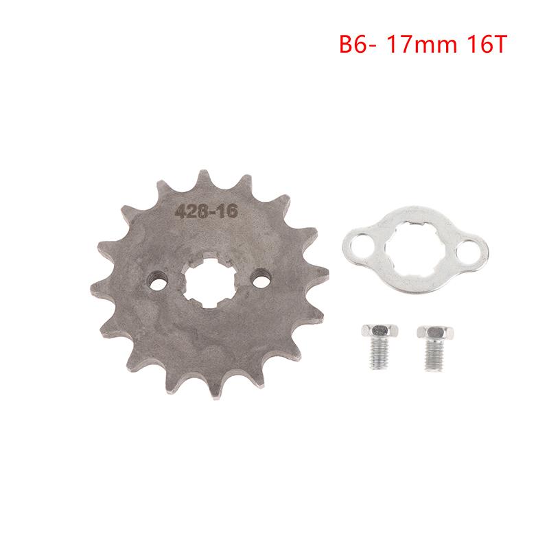 428# 17Mm /20Mm10 11 12 13 14 15 16 17 18 19T Teeth Front Engine Sprocket For Moto Bike Go Kart Atv Quad Motorcycle