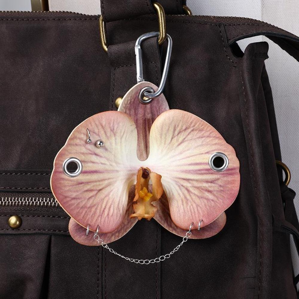 

Брелок Орхидея Фаленопсис Брелок Подвески для телефона Подвеска для сумки Подвеска Имитация цветка Женщины Девушки Style 2