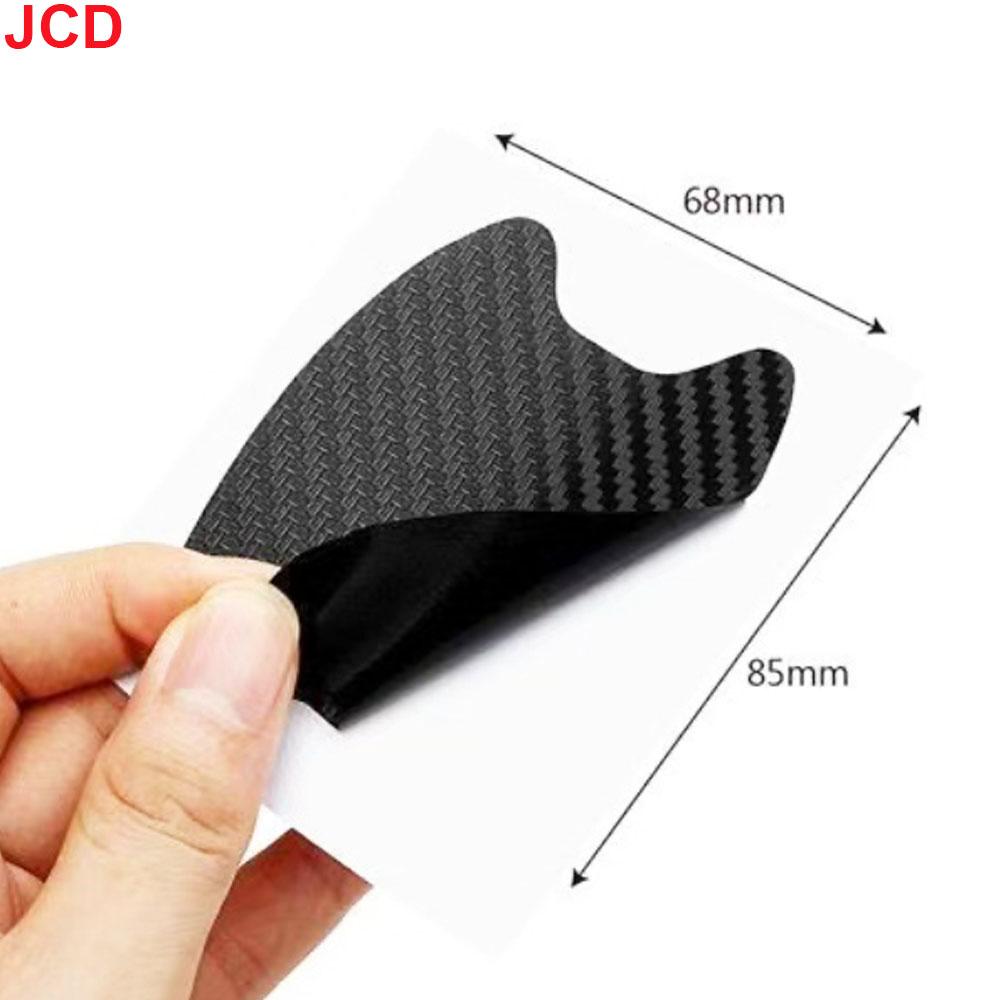 4Pcs/Set Car Styling Mouldings Sticker Car Door Sticker Carbon Fiber Scratches Resistant Cover Auto Handle Protection Film Parts