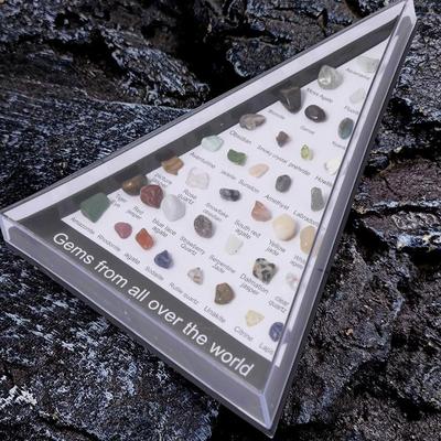 Geology Gem Kit Natural Crystal Quartz Minerals Specimen Amethyst Rose Quartz Irregular Shape Rough Rock Stone Home Decoration