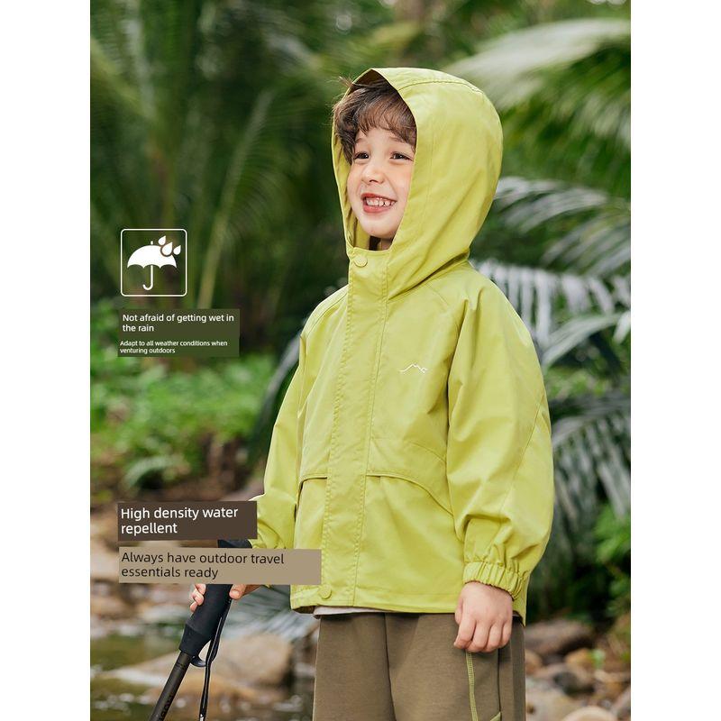 Boys' Waterproof Jacket, New Spring 2025 Children's Spring Clothing, New Toddler Clothing, Baby Children's Clothing Top, Spring Style Trendy