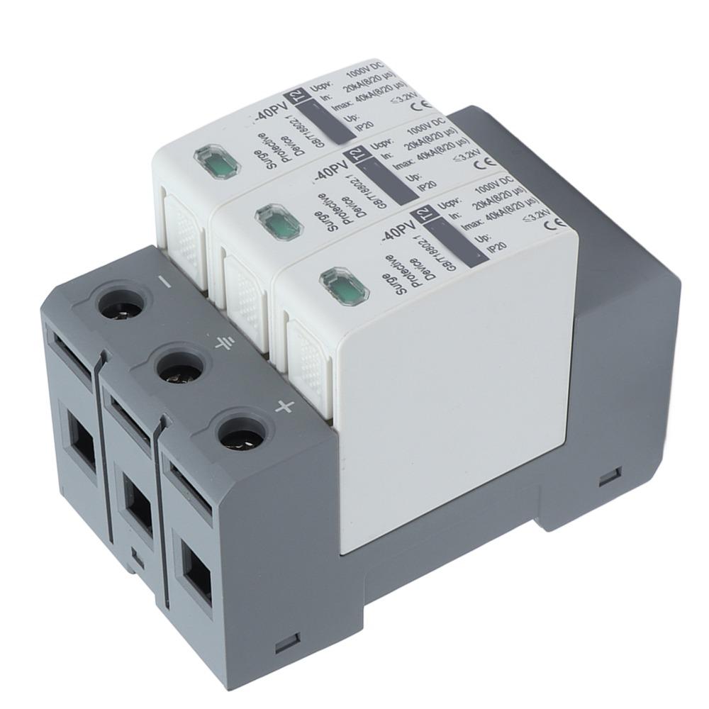 20‑40KA Voltage Arrester 1000VDC DC Power System Arrester Device  Photovoltaic System