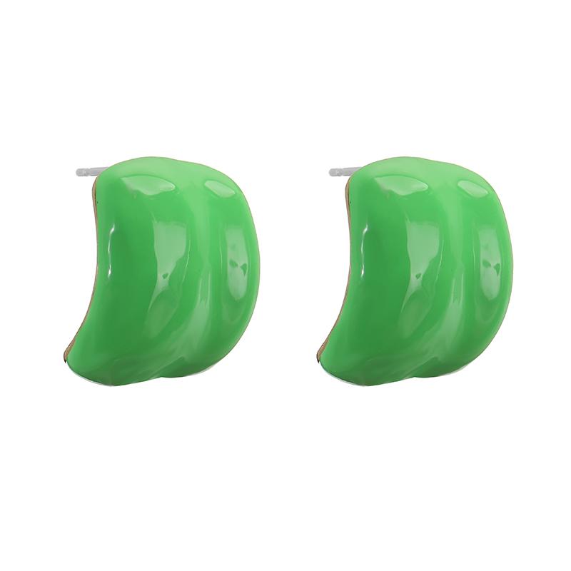

HECHENG Fashion Accessories European and American Design Irregular Candy colored Earrings Women s Gifts Hot Selling Other