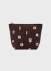 Collagevacance Logo Alphabet Color Pouch - Brown Pink