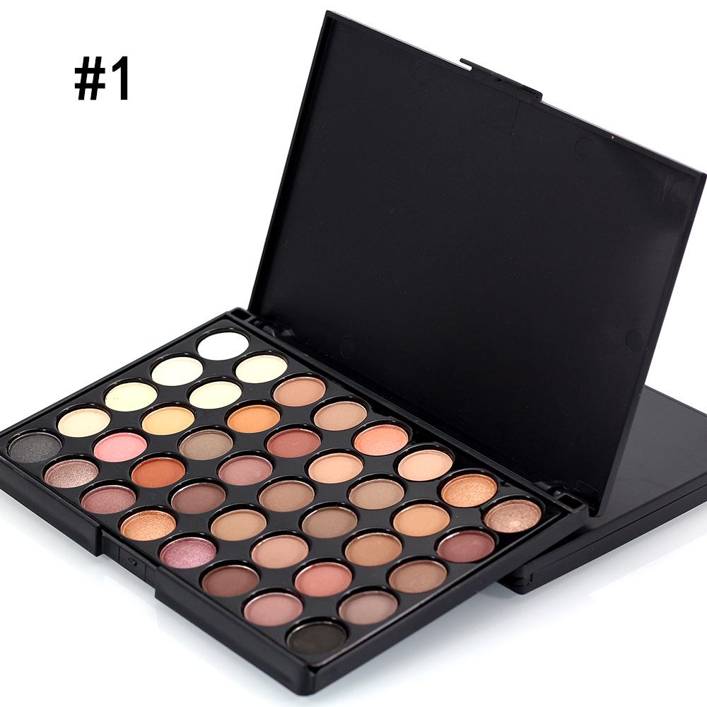 

40-Color Earth Tone Candy Shimmer Matte Eyeshadow Palette Candy Color Palette