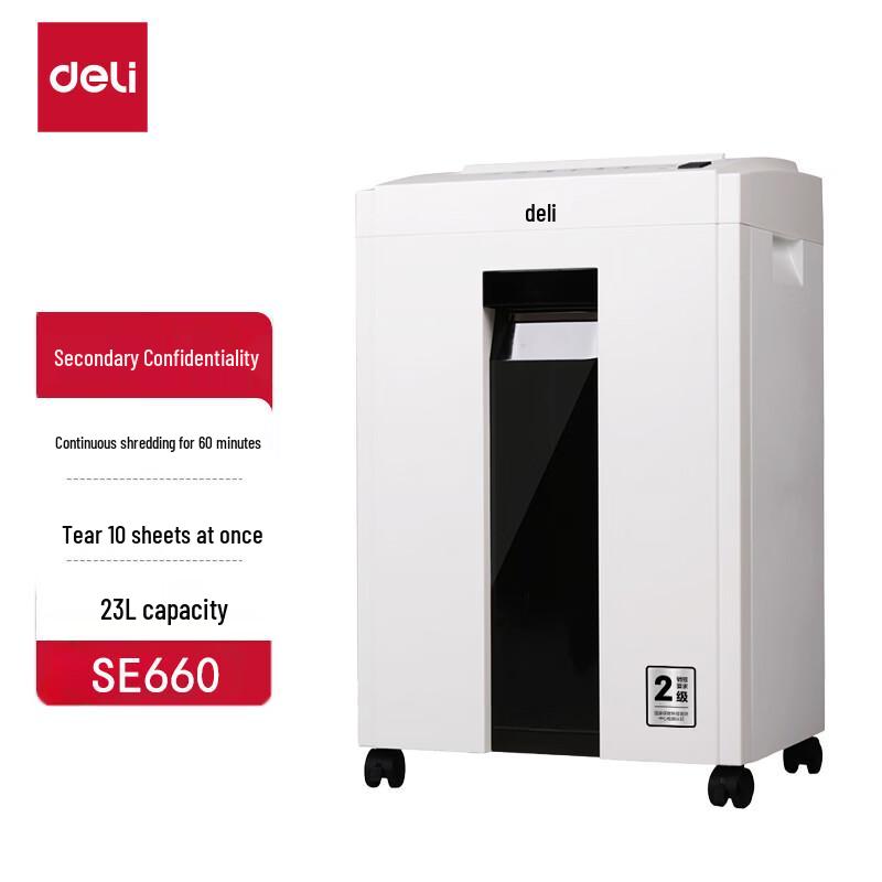 Deli Paper Shredder CN plug (adapter included)