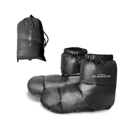 Buitenshuis Kampeerpantoffels Warme sokken voor slaapzak Binnenshuis Warme laarzen Mannen Vrouwen Winter Eendendons