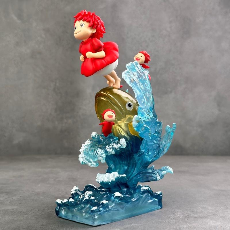 Figure Handmade Gk Boniu And Zongjie Luminous Statue Anime Girls Animation Handmade Model Ornaments